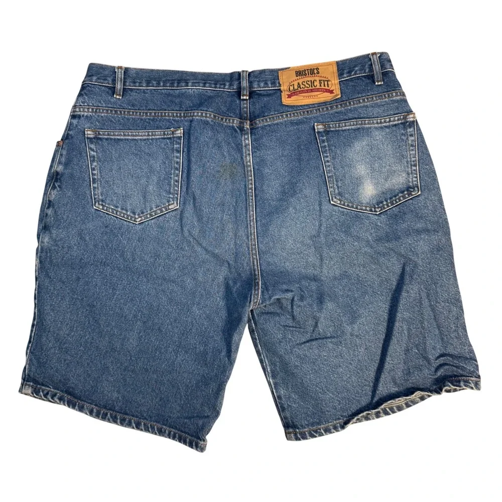 Mens Denim Jean Shorts Jorts Blue Size 42 streetstyle vintage 90s Y2K Work short